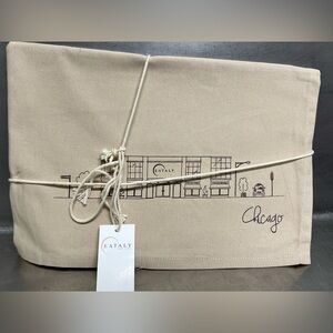 Eataly Chicago Beige Hand Towel - NWT